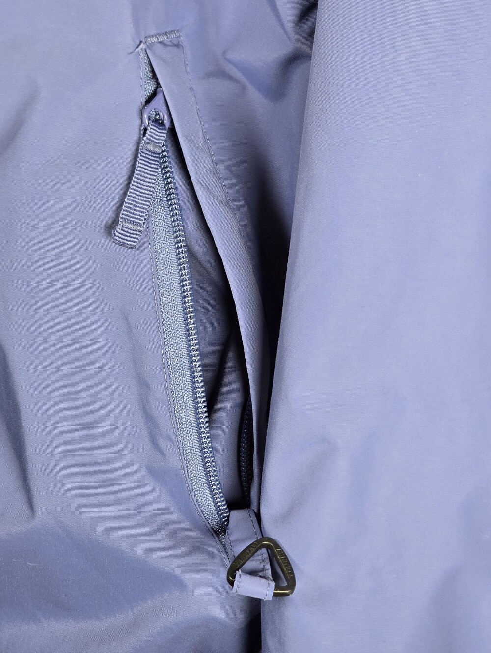 Vintage Columbia Fleece Lined Blue Windbreaker Jacket - Picture 8 of 16